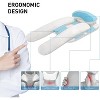 Hachikiko 3-in-1 Side Sleeper Pillow - H-Shaped Body Pillow with Wedge Support, Removable Cover for Neck/Back Pain Relief - 4 of 4