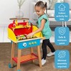 Svan Cook 'N Grill Wood Toy BBQ Set- Pretend Play BBQ Food & Grilling Tools for Kids, 30+ Pcs Ft. Spatula, Burger & More, Fun Indoor Activity Playset - 3 of 4