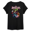 Women's - Marvel - Avengers Cast Oversized Graphic T-Shirt - image 2 of 4