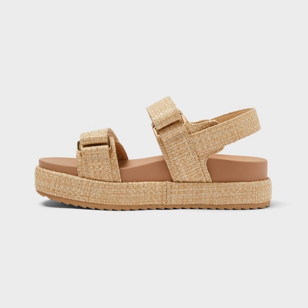 Sandalias Tanner para mujer con plantilla de espuma viscoelástica - A New Day™ Tan 2