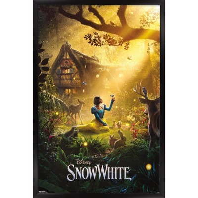 Trends International Disney Snow White: Live Action - One Sheet Framed Wall Poster Prints Black Framed Version 22.375" x 34"