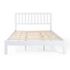 GDFStudio Loisada Farmhouse Acacia Wood Queen Bed with Open Slat Headboard - 2 of 4
