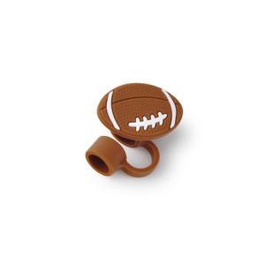 Novelty Straw Cover Football Brown - Bullseye's Playground™ - 1 of 3