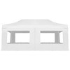 vidaXL Party Tent White Oxford fabric with PVC coating 19.7x9.8ft - 4 of 4