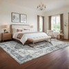 Boho Printed Area Rug with Rubber Backing Washable Rug Low Pile Rugs Vintage Medallion Foldable Indoor Carpet for Living Room Bedroom Office - 4 of 4
