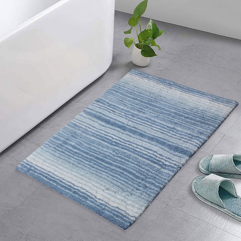 Gradiation Rug Collection Cotton Tufted Bath Rug - Home Weavers, 1 of 5