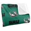 Slippery Rock University Logo Pattern Silky Touch Blanket White 50x60 - 3 of 4
