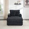 XINGHANZHENXUAN Armchair and Ottoman Set, Single Sofa with Cup Holder for Living Room or Bedroom - 4 of 4