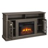 CAVINAS Classic TV Stand with 23" Fireplace Inset for TVs up to 65 Inch,Entertainment Center TV Console with Cabinets and Open Shelves - 2 of 4