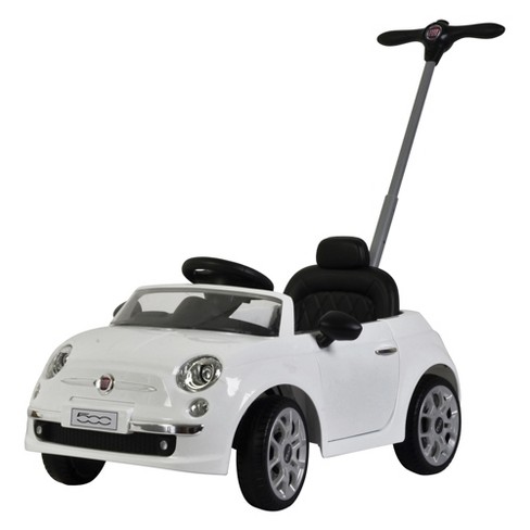 Best Ride On Cars 2-in-1 Fiat 500 Baby Toddler Toy Push Vehicle