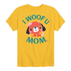 Boys' - Fisher Price - I Woof U Mom Short Sleeve Graphic T-Shirt - 1 of 4