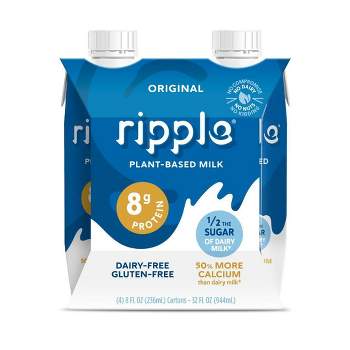 Ripple Vegan Protein Shakes - Chocolate - 4pk : Target