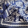 Anna-Kaci Women's Satin Scarf with Classic Paisley Print 27×27 Inches - 4 of 4