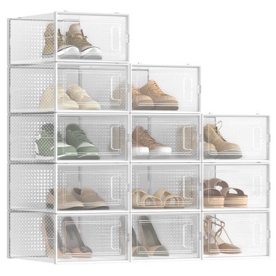 Bed bath and online beyond clear shoe boxes