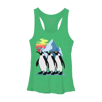 Women's Design By Humans North Pole Summer By clingcling Racerback Tank Top
