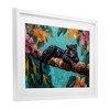 Stupell Industries Lazy Day Black Leopard Framed Print Under Glass Art - 2 of 4