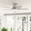 Hunter 44" Fitzgerald Lighted Ceiling Fan Brushed Nickel Finish - Modern Design with Light Kit Included for Small Spaces - 2 of 3