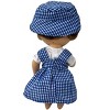 Doll Clothes Superstore Handmade Blue Plaid School Outfit For 12 Baby Alive And Little Baby Dolls - image 4 of 4