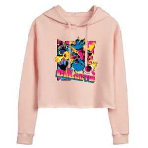 Women's - Disney - Lilo & Stitch Cropped Graphic Hoodie - 1 of 3