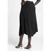ELOQUII Women's Plus Size Oblong Hem Skirt - 3 of 4