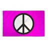 Maison 3'x5' Ft Peace Sign Symbol Poly Flag - Available In Different Colors - 2 of 2