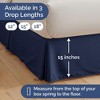 Premium Pleated Polyester Bed Skirt - CGK Linens - 4 of 4