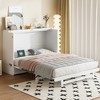 Queen Size Murphy Bed with Large Drawer and USB Ports - 3 of 4