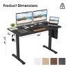 Standing Desk Electric Height Adjustable with Memory Presets and Steel Frame for Home Office 48in -3irtyhousy - 4 of 4