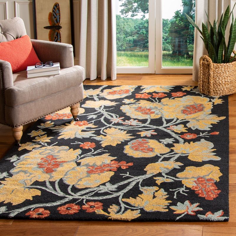 Blossom BLM918 Hand Hooked Area Rug  - Safavieh, 2 of 6