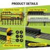 Suchtale Wall-Mounted Power Tool Organizer with Charging Station - Heavy Duty 3-Tier Metal Shelf, 8 Drill Holders & Outlets, Garage Storage - 4 of 4