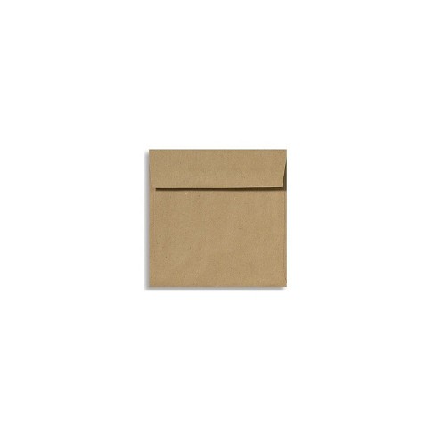 70# Text Brown Bag Kraft 5 1/2 Square Invitation Envelope 5.5 x 5.5 