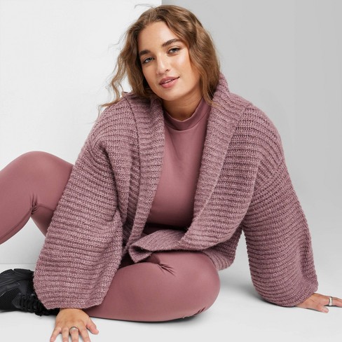Women's Slouchy Sweater - Wild Fable™ Burgundy Xxl : Target