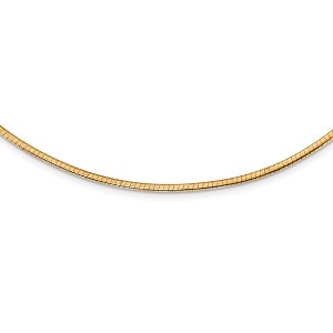 Black Bow Jewelry 2mm Sterling Silver & 14k Gold Plated Cubetto Necklace, 16-18 Inch - 1 of 4