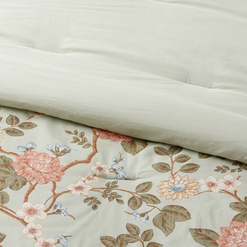 Traditional Floral Print Comforter and Sham Set - Threshold™, 3 of 9
