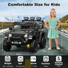 12V Kids Ride-On Truck with Remote Control, 3-Speed Electric Car with Music, LED Lights, Safety Features, Battery Power Wheels Car for Kids - 2 of 4
