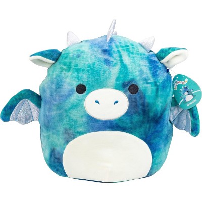 Squishmallows 14" Large Dominic The Blue Dragon- Officially Licensed Jazwares Plush - Collectible Soft Stuffed Animal Toy- Gift for Kids, Girls & Boys
