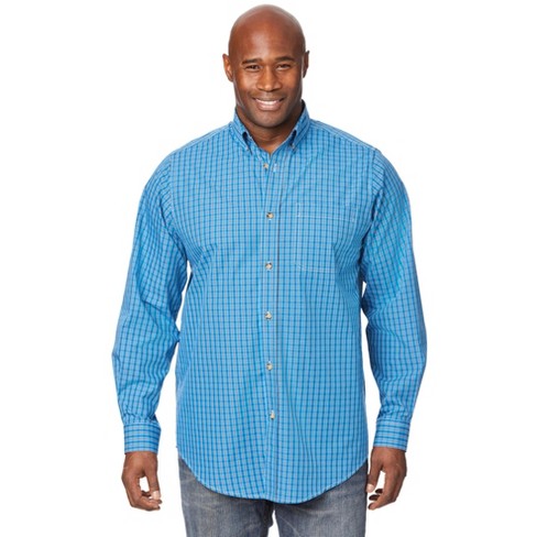 KingSize Men's Big & Tall Long Sleeve Wrinkle Free Sport Shirt - image 1 of 4