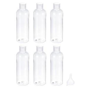 Unique Bargains Refillable Cosmetic Plastic Travel Spray Bottle with Funnel 6 Pcs - 1 of 4