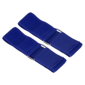 Unique Bargains Nylon Elastic Outdoor Party Field Day Relay Game 3-Legged Race Bands 2 Pcs - 1 of 4