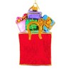 Huras Family 5.25 In Successful Shopping Cincinnati Christmas Tree Ornament , Christmas Decor Hand Painted Keepsake (1PC) - 3 of 4