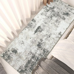 Modern Abstract Washable Rug for Living Room, Stain Resistant Non-Shedding Area Rug for Bedroom, Dining Room, Home Office - 1 of 4