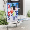 Snow Friends Garden Applique Flag - 3 of 3