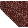 22" x 40" Chenille Tweed Collection Burgundy & Mauve Reversible Indoor Area Utility Oval Rug - Better Trends - 3 of 4