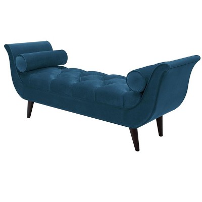 NicBex Modern 64.5" Bedroom Bench Upholstered Accent Stools with 2 Pillows and Wood Frame for Bedroom and Entryway