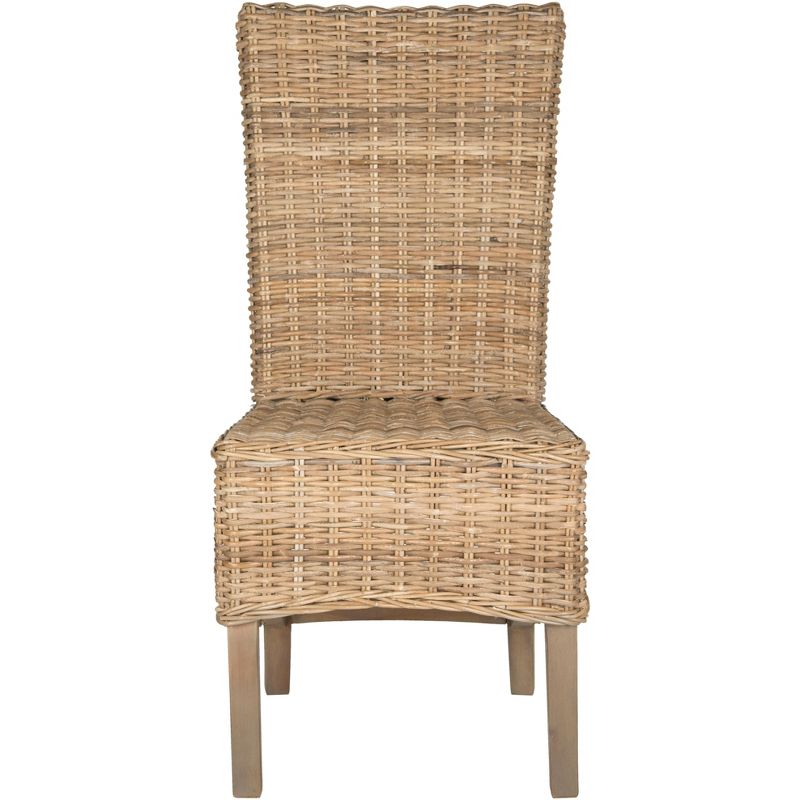 Sumatra 19''H Rattan Side Chair (Set of 2) - Natural - Safavieh., 3 of 7