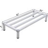 Aluminum Dunnage Rack with 1000 lb Capacity - Heavy-duty  commercial storage for restaurant, supermarket, kitchen. - 4 of 4