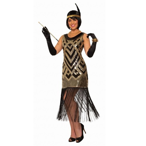 Forum Novelties Women's Adult Art Deco Flapper Costume X Large : Target