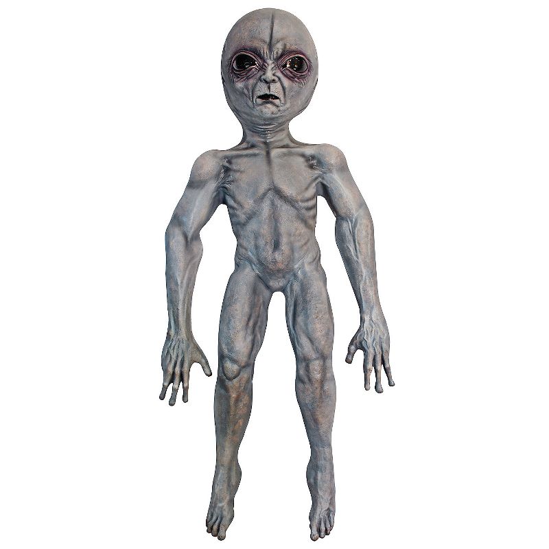 Ghoulish Alien 51 Prop Halloween Decoration - 39 in - Gray, 1 of 2