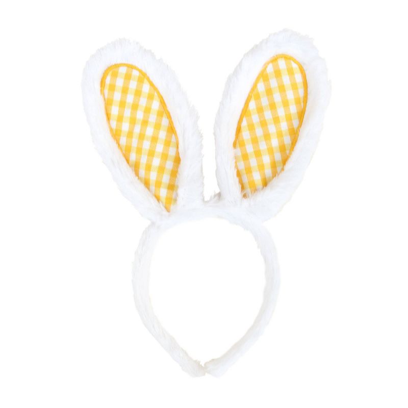 Easter Bunny Ears White and Yellow - Spritz&#8482;, 1 of 3