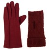 Women's Double Layer Knitted Touch Screen Winter Gloves - 3 of 4